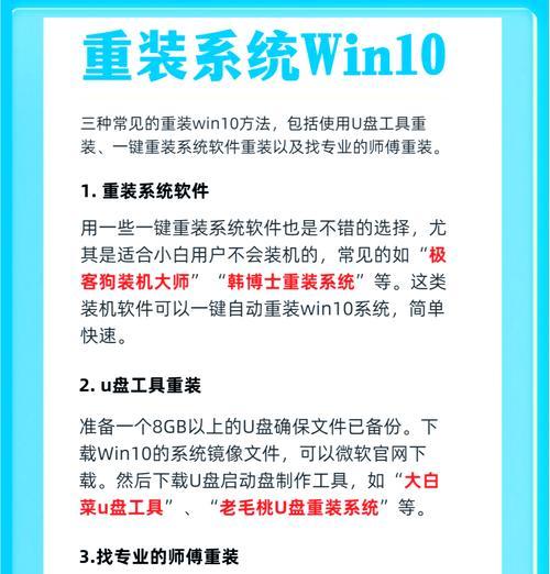 联想Win10U盘重装系统教程（详解Win10U盘重装系统的步骤和技巧，让您快速恢复电脑正常使用）